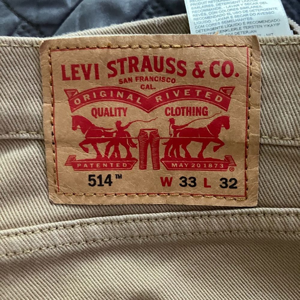 Levi's Beige/Khaki Jeans.